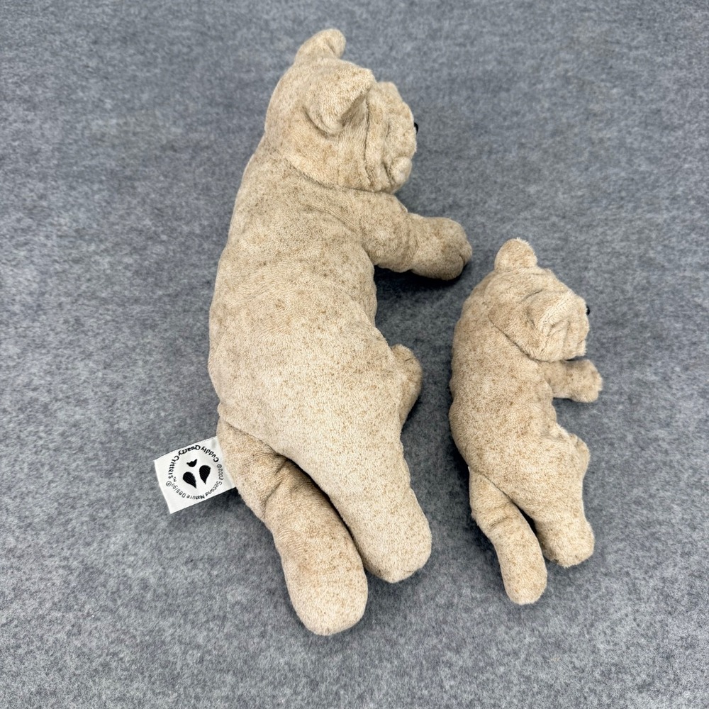 Second Nature Design Cuddly Quarry Critters 2003 Candy the Cat and Kitten Plush - Picture 3 of 9